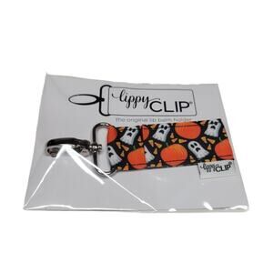 LippyClip Lip Balm Holder Keychain Clip Ghost Pumpkin Candy Corn Halloween NIP